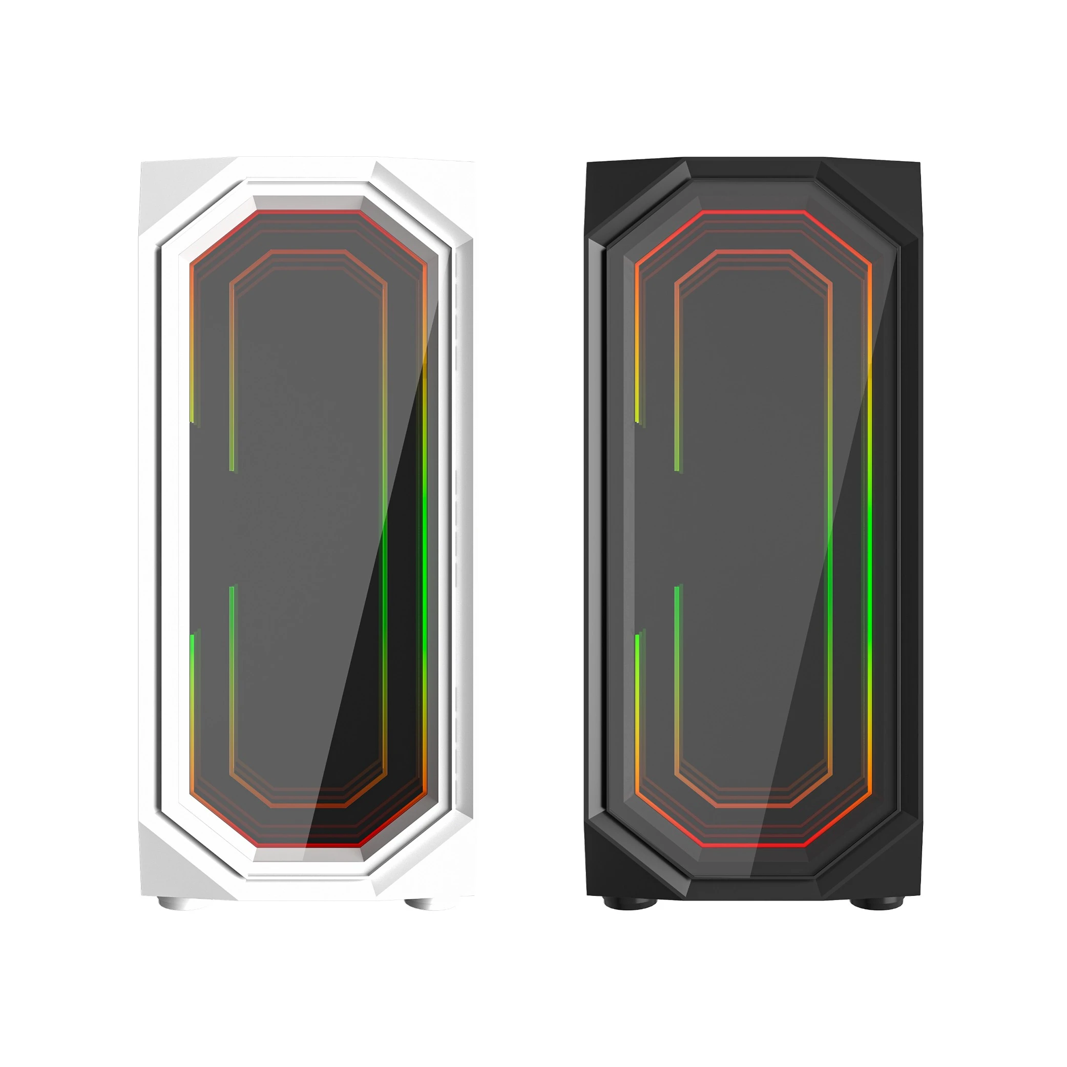 كيس العاب غيمزماستر MX700 متوسط الحجم ATX - إضاءة ARGB - يدعم حتى 6 مراوح (157255) - image 2