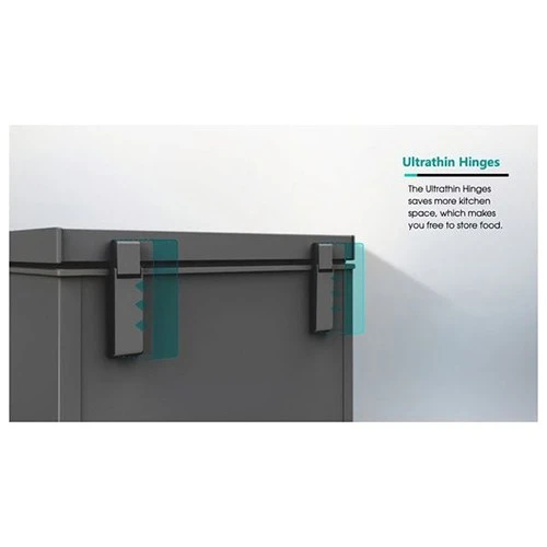Hisense Chest Freezer FC-40DT4SAT1 - 14 ft. Capacity - Adjustable Temperature Control - Energy Efficient Design - Child Lock Safety - Gray (6921727062895) - image 3 Hisense Chest Freezer FC-40DT4SAT1 - 14 ft. Capacity - Adjustable Temperature Control - Energy Efficient Design - Child Lock Safety - Gray (6921727062895) - image 3
