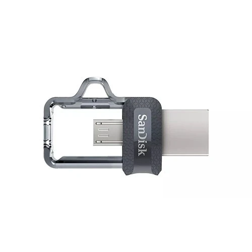 SanDisk Ultra Dual Drive m3.0 Flash Drive - USB 3.0 & Micro-USB - Up to 150MB/s - Black / Gray (619659149642) - image 7 SanDisk Ultra Dual Drive m3.0 Flash Drive - USB 3.0 & Micro-USB - Up to 150MB/s - Black / Gray (619659149642) - image 7