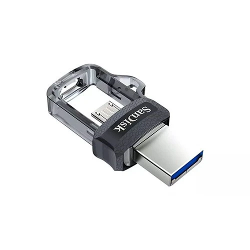 SanDisk Ultra Dual Drive m3.0 Flash Drive - USB 3.0 & Micro-USB - Up to 150MB/s - Black / Gray (619659149642) - image 6 SanDisk Ultra Dual Drive m3.0 Flash Drive - USB 3.0 & Micro-USB - Up to 150MB/s - Black / Gray (619659149642) - image 6