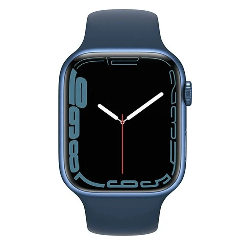 Apple Watch Series 7 45mm Blue Aluminum Case Abyss Blue Sport Band (2)