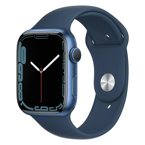 Apple Watch Series 7 45mm Blue Aluminum Case Abyss Blue Sport Band (1)