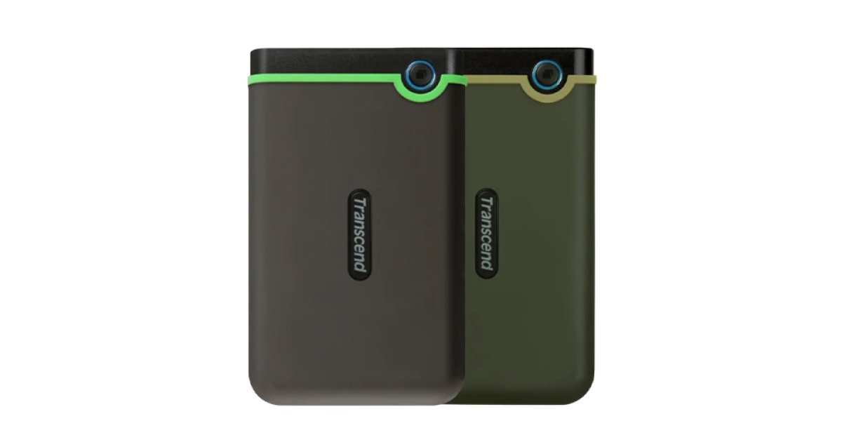 Transcend StoreJet 25M3 Portable Hard Drive - USB 3.1 Gen 1 - 5Gbps