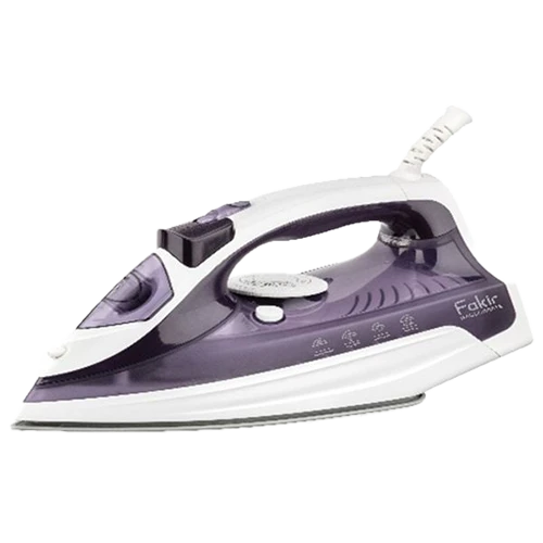 Fakir Perle Steam Iron - 2200W Power - 0.3 L Water Tank - 150g Steam Boost - Ceramic Soleplate - Purple (8682511905160) - image 1