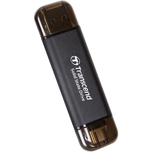 Transcend ESD310C Portable SSD - USB Type-A & Type-C (USB 10Gbps) - 1050MB/s - Black (760557861928) - image 3