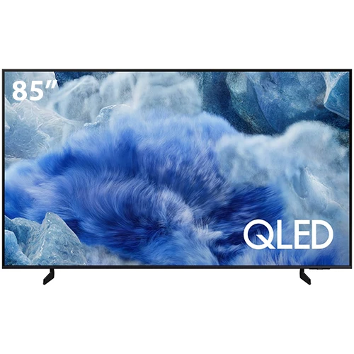 تلفزيون سامسونج الذكي QLED 4K موديل 2025 Q8F - معدل تحديث 50 هرتز - حجم ألوان 100% مع كوانتوم دوت - معالج Q4 AI - مُسرِّع الحركة - قوة صوت 20 واط - أسود (QA85Q8FAAU) - image 1