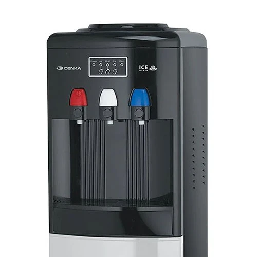 Denka 3-in-1 Water Dispenser with Built-in Ice Maker HZB-12LYR - Triple Tap Design - Stainless Steel Tank - Child Safety Lock - Black (HZB-12LYR) - image 3 Denka 3-in-1 Water Dispenser with Built-in Ice Maker HZB-12LYR - Triple Tap Design - Stainless Steel Tank - Child Safety Lock - Black (HZB-12LYR) - image 3