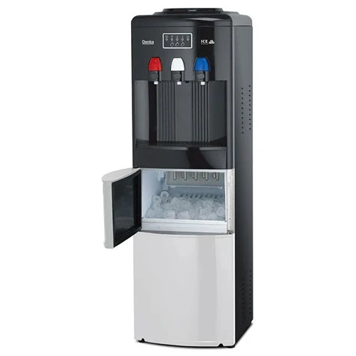 Denka 3-in-1 Water Dispenser with Built-in Ice Maker HZB-12LYR - Triple Tap Design - Stainless Steel Tank - Child Safety Lock - Black (HZB-12LYR) - image 2 Denka 3-in-1 Water Dispenser with Built-in Ice Maker HZB-12LYR - Triple Tap Design - Stainless Steel Tank - Child Safety Lock - Black (HZB-12LYR) - image 2