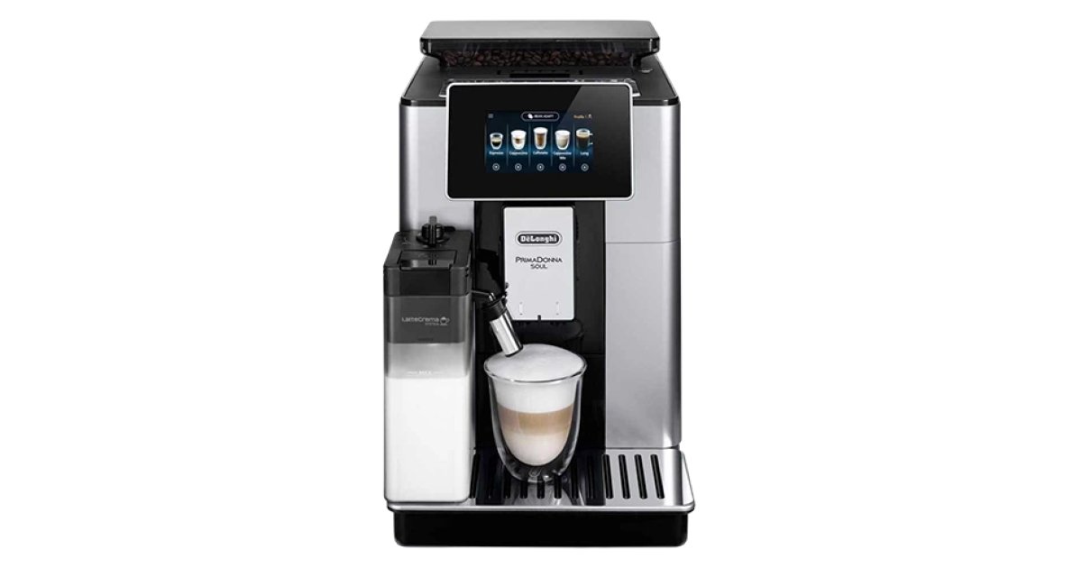 De'Longhi PrimaDonna Soul Coffee Maker ECAM610.55.SB - Fully Automatic ...