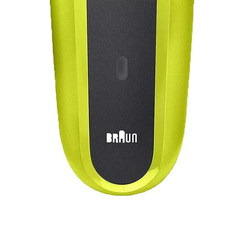 Braun Series 3 300 Electric Shaver 13053538 - Shaves, Trims, and Edges with 3 Pressure-Sensitive Shaving Elements  - Black / Yellow (4210201276326) - image 3