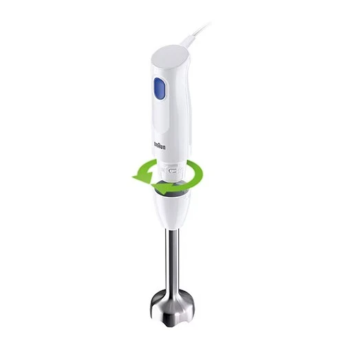 Braun Multiquick 1 Hand Blender MQ10.202M - 450W - 0.35 L - One-touch speed- White (8021098002556) - image 3 Braun Multiquick 1 Hand Blender MQ10.202M - 450W - 0.35 L - One-touch speed- White (8021098002556) - image 3