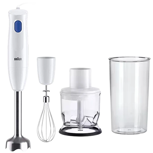 Braun Multiquick 1 Hand Blender MQ10.202M - 450W - 0.35 L - One-touch speed- White (8021098002556) - image 1 Braun Multiquick 1 Hand Blender MQ10.202M - 450W - 0.35 L - One-touch speed- White (8021098002556) - image 1