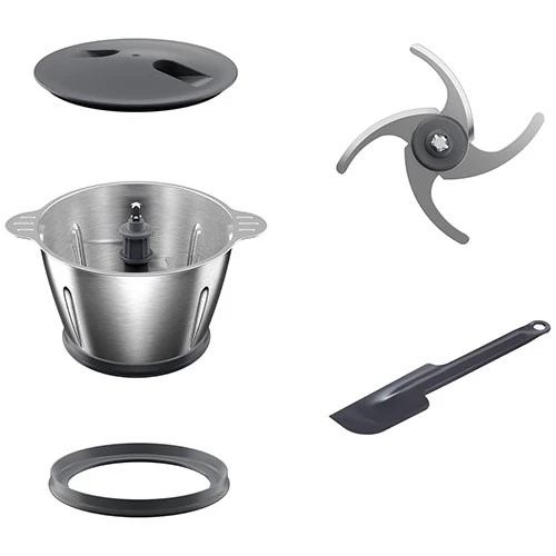 Kenwood Chopper CHP62.700SI - 500W - 1.2L Stainless Steel Bowl - Quad Blade System (5011423006826) - image 3