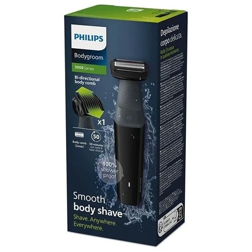 Philips Bodygroom Series 3000 BG3017/01 - Shaves and Trims Full Body and Sensitive Areas with Skin Protect Technology - Black (8720689025003) - image 6