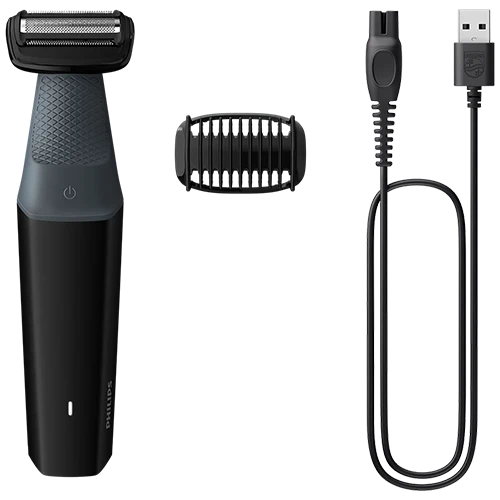 Philips Bodygroom Series 3000 BG3017/01 - Shaves and Trims Full Body and Sensitive Areas with Skin Protect Technology - Black (8720689025003) - image 1