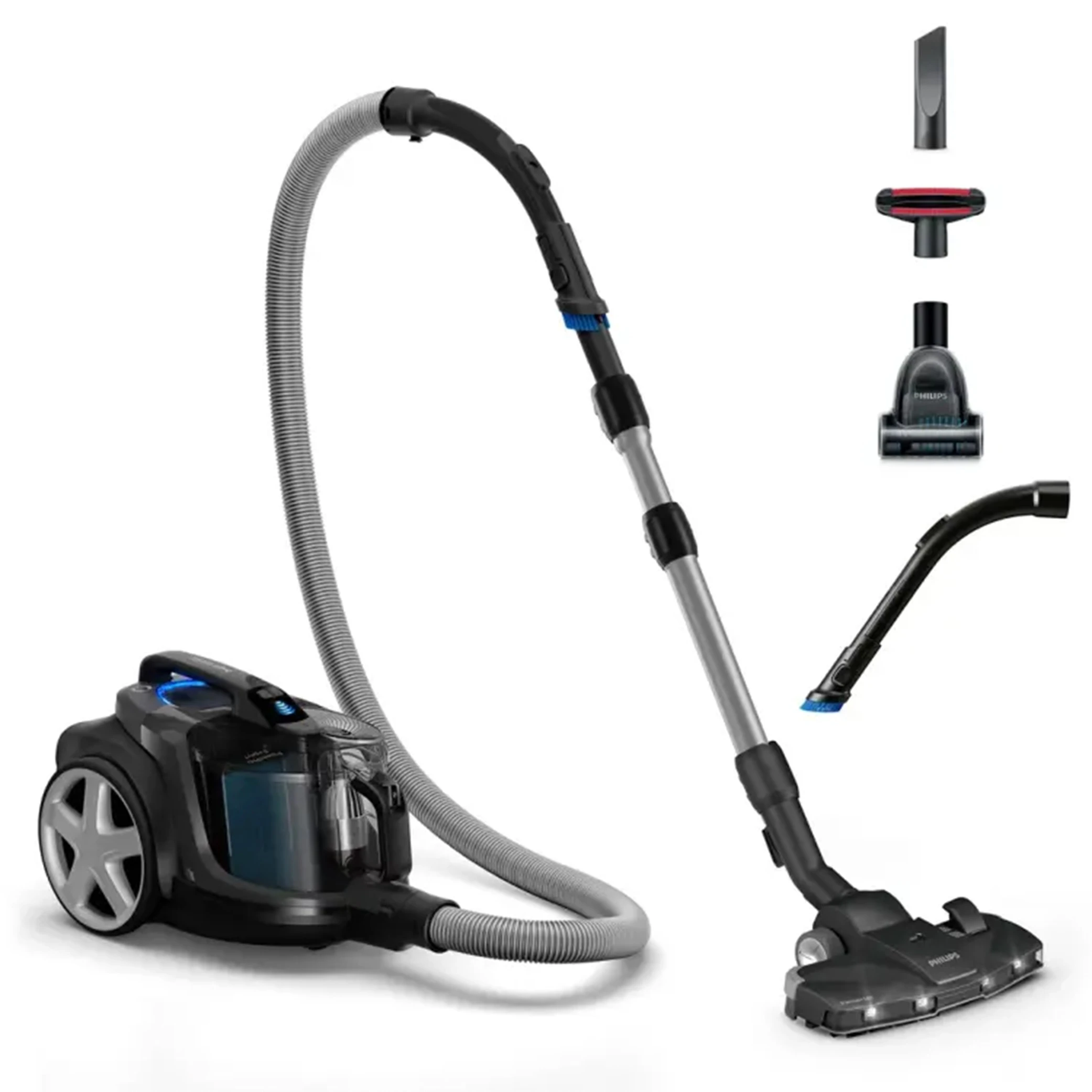 Philips PowerPro Expert Bagless Vacuum Cleaner FC9747/09 - 900W - PowerCyclone 8 - TriActive+ LED Nozzle - AllergyLock System - H13 Allergy Filter - Ink Black (8720389030185) - image 3 Philips PowerPro Expert Bagless Vacuum Cleaner FC9747/09 - 900W - PowerCyclone 8 - TriActive+ LED Nozzle - AllergyLock System - H13 Allergy Filter - Ink Black (8720389030185) - image 3