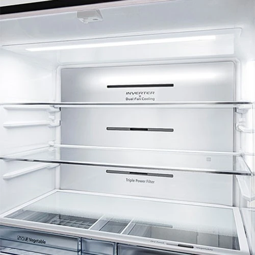 Hitachi French Bottom Freezer Refrigerator R-WB720VUQ0 - High Capacity 19 ft. - Dual Fan and Inverter Cooling - Vacuum Compartment - Triple Power Filter - Automatic Ice Maker - Selectable Zone (8850207527570) - image 7 Hitachi French Bottom Freezer Refrigerator R-WB720VUQ0 - High Capacity 19 ft. - Dual Fan and Inverter Cooling - Vacuum Compartment - Triple Power Filter - Automatic Ice Maker - Selectable Zone (8850207527570) - image 7