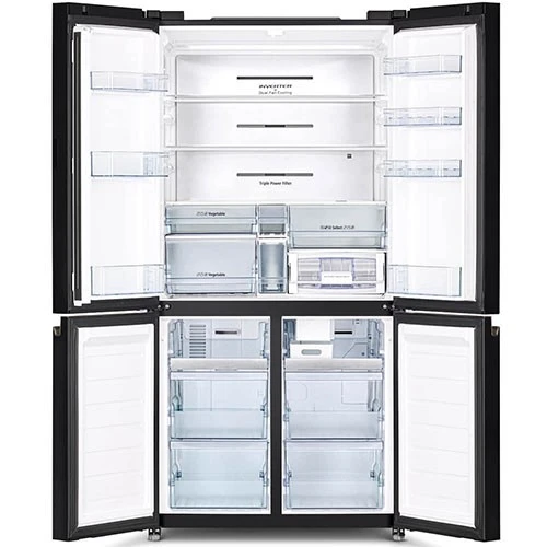 Hitachi French Bottom Freezer Refrigerator R-WB720VUQ0 - High Capacity 19 ft. - Dual Fan and Inverter Cooling - Vacuum Compartment - Triple Power Filter - Automatic Ice Maker - Selectable Zone (8850207527570) - image 5 Hitachi French Bottom Freezer Refrigerator R-WB720VUQ0 - High Capacity 19 ft. - Dual Fan and Inverter Cooling - Vacuum Compartment - Triple Power Filter - Automatic Ice Maker - Selectable Zone (8850207527570) - image 5