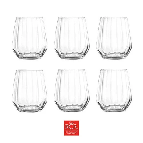 RCR Optiq Tumbler Highball Glass 430 ml 6 Pieces (8007815280780) - image 2 RCR Optiq Tumbler Highball Glass 430 ml 6 Pieces (8007815280780) - image 2