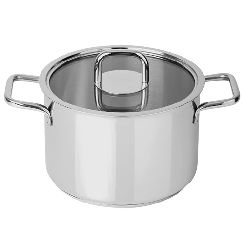 قدر زجاجي من سيلامبوس كومفورت 28 سم  - فضي (5601416608313) - image 1
