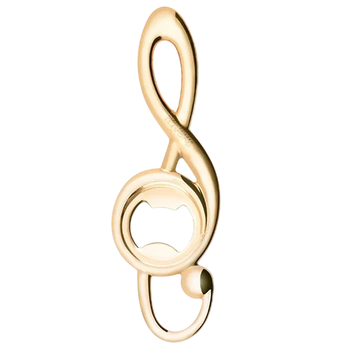 Bugatti Sound Bottle Opener Gold 24KT 34-7080DR - Gold (8020178665889) - image 1