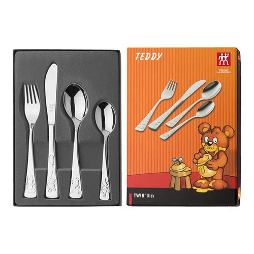 Zwilling Teddy 4 Piece Children’s Flatware Set (5)