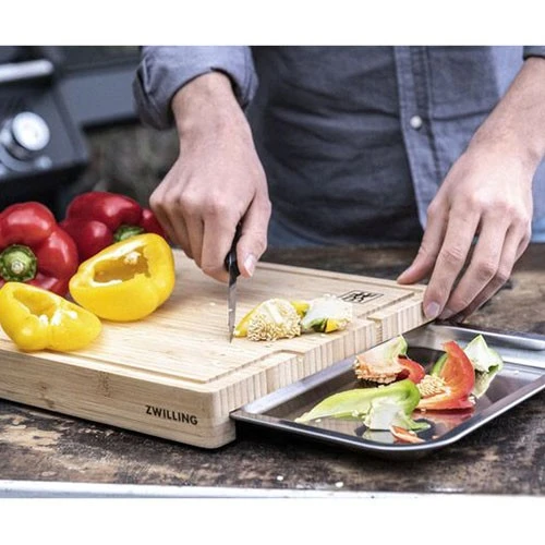 Zwilling BBQ+ 15.5 Inch × 12 Inch Cutting Board with Tray Bamboo - Brown (4009839666414) - image 7 Zwilling BBQ+ 15.5 Inch × 12 Inch Cutting Board with Tray Bamboo - Brown (4009839666414) - image 7