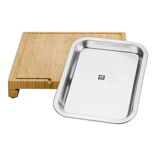 Zwilling BBQ+ 15.5 Inch × 12 Inch Cutting Board with Tray Bamboo - Brown (4009839666414) - image 2 Zwilling BBQ+ 15.5 Inch × 12 Inch Cutting Board with Tray Bamboo - Brown (4009839666414) - image 2