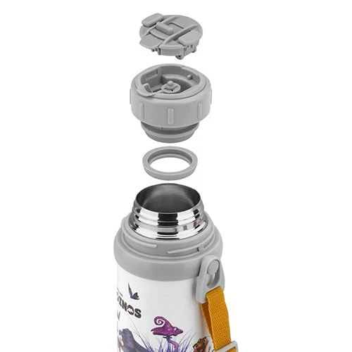 Zwilling Thermo Thermos Bottle with Cup Dinos 380 ml 1010493 - White / Grey (4009839643057) - image 3 Zwilling Thermo Thermos Bottle with Cup Dinos 380 ml 1010493 - White / Grey (4009839643057) - image 3