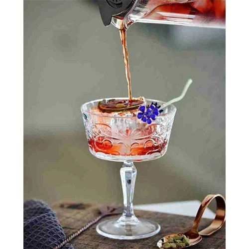 RCR Tattoo Champagne Glass - 270 ml Capacity - Transparent (8007815266388) - image 3