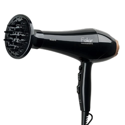 Fakir Noble AC Motor Hair Dryer - 2200 Watts - 3 Heat and 2 Speed Settings - Cool Shot Function - Includes Slim Concentrator & Diffuser - Black (8690394672307) - image 3 Fakir Noble AC Motor Hair Dryer - 2200 Watts - 3 Heat and 2 Speed Settings - Cool Shot Function - Includes Slim Concentrator & Diffuser - Black (8690394672307) - image 3