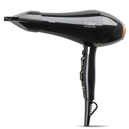 Fakir Noble AC Motor Hair Dryer - 2200 Watts - 3 Heat and 2 Speed Settings - Cool Shot Function - Includes Slim Concentrator & Diffuser - Black (8690394672307) - image 2 Fakir Noble AC Motor Hair Dryer - 2200 Watts - 3 Heat and 2 Speed Settings - Cool Shot Function - Includes Slim Concentrator & Diffuser - Black (8690394672307) - image 2