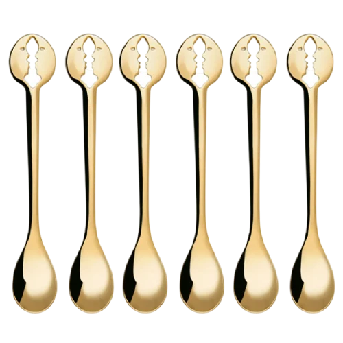 Bugatti Cutleries Kiss 6 Pieces Moka Spoon (8020178988810) - image 1 Bugatti Cutleries Kiss 6 Pieces Moka Spoon (8020178988810) - image 1