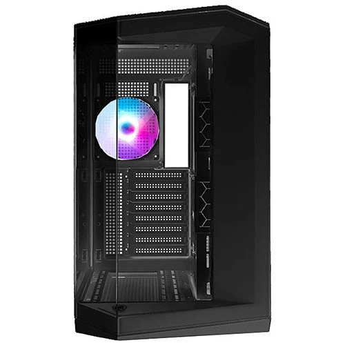 MSI Mag Pano 100R PZ ATX Mid-Tower PC Gaming Case - 270 Degree Panoramic Display - Up to 10 Fans x 120mm - Black (157108157108) - image 3 MSI Mag Pano 100R PZ ATX Mid-Tower PC Gaming Case - 270 Degree Panoramic Display - Up to 10 Fans x 120mm - Black (157108157108) - image 3