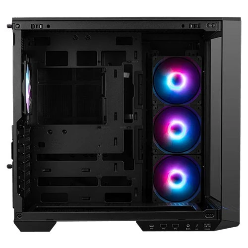 MSI Mag Pano 100R PZ ATX Mid-Tower PC Gaming Case - 270 Degree Panoramic Display - Up to 10 Fans x 120mm - Black (157108157108) - image 4 MSI Mag Pano 100R PZ ATX Mid-Tower PC Gaming Case - 270 Degree Panoramic Display - Up to 10 Fans x 120mm - Black (157108157108) - image 4