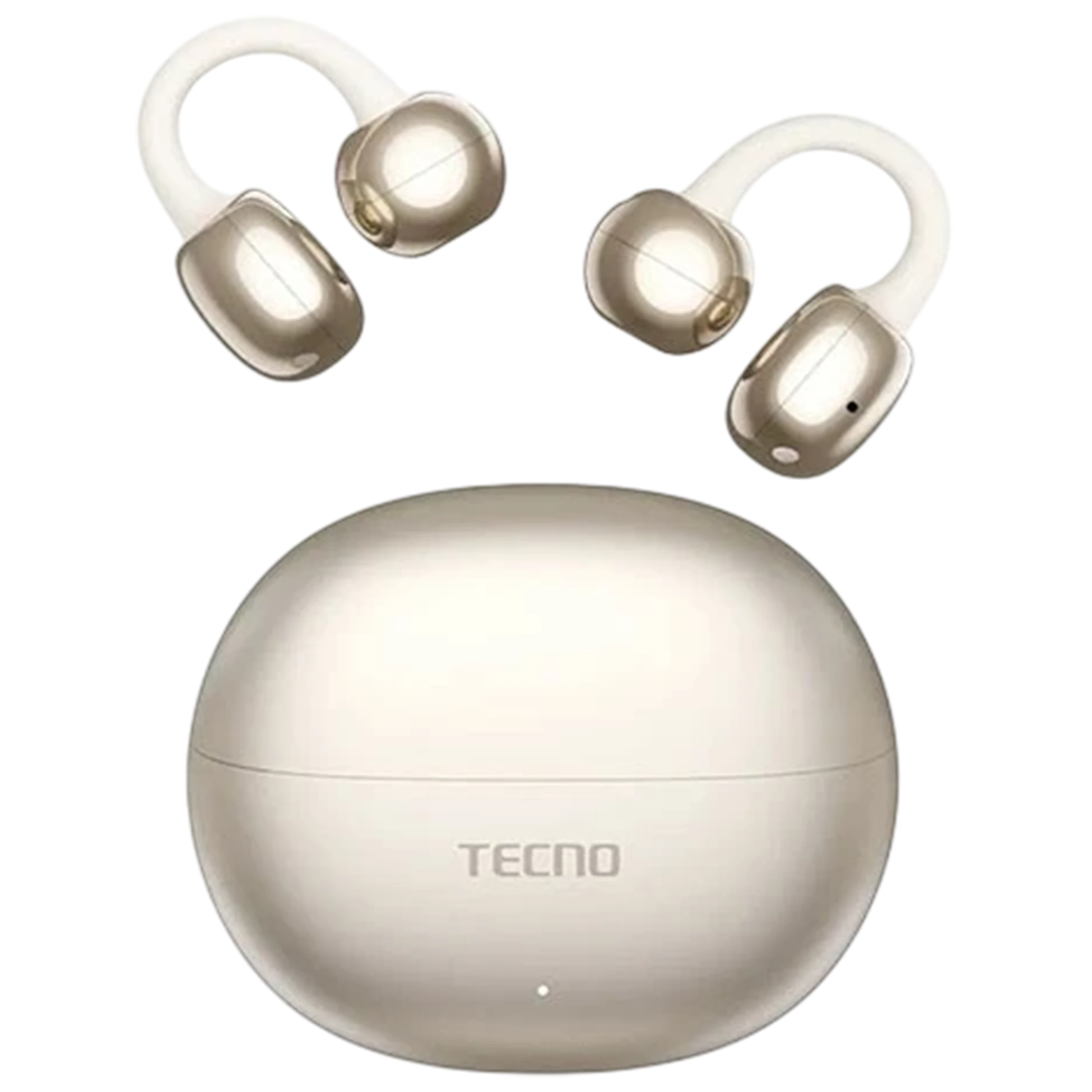 Tecno Freehear 1 C Bridge Design with Seamless Dual Device Connection - Gold / White (30779) - image 1