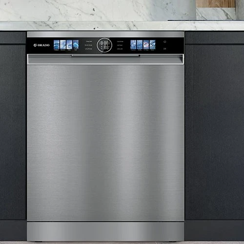 Orado Built-in Dishwasher 60 cm  OR-DW15F31Q - 8 Washing Programs and 15 Set - Inverter Technology - Auto Door Open - Antibacterial Storage (OR-DW15F31Q-BSS) - image 5