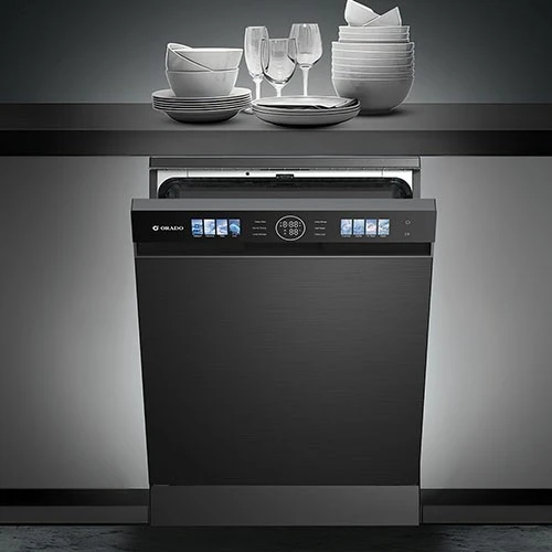 Orado Built-in Dishwasher 60 cm  OR-DW15F31Q - 8 Washing Programs and 15 Set - Inverter Technology - Auto Door Open - Antibacterial Storage (OR-DW15F31Q-BSS) - image 4