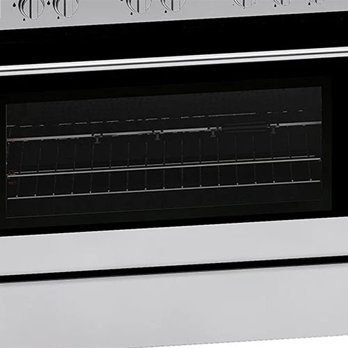 Orado Semi-Professional Gas Cooker OR-SC988B2W -91G  -Size 100 cm - Defendi Brass Burners - Double Convection Fan - Triple Glass Oven Door - Silver (OR-SPC1088SS2W-91G) - image 3
