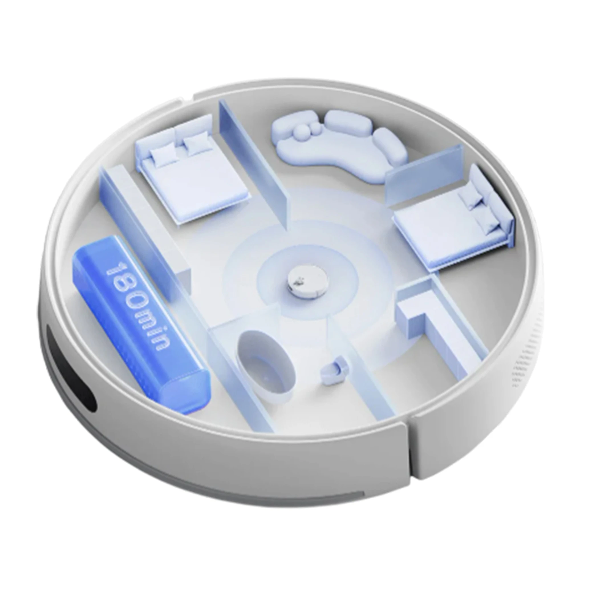 Xiaomi Robot Vacuum S40 EU - 5200mAh - 10000Pa - LDS Laser Navigation System - White (6932554440893) - image 5