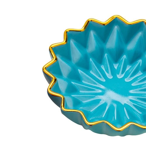 Gural Model DKR13KS01244 13 Cm Hand-Decorated Bowl - Turquoise (*208277*) - image 3 Gural Model DKR13KS01244 13 Cm Hand-Decorated Bowl - Turquoise (*208277*) - image 3