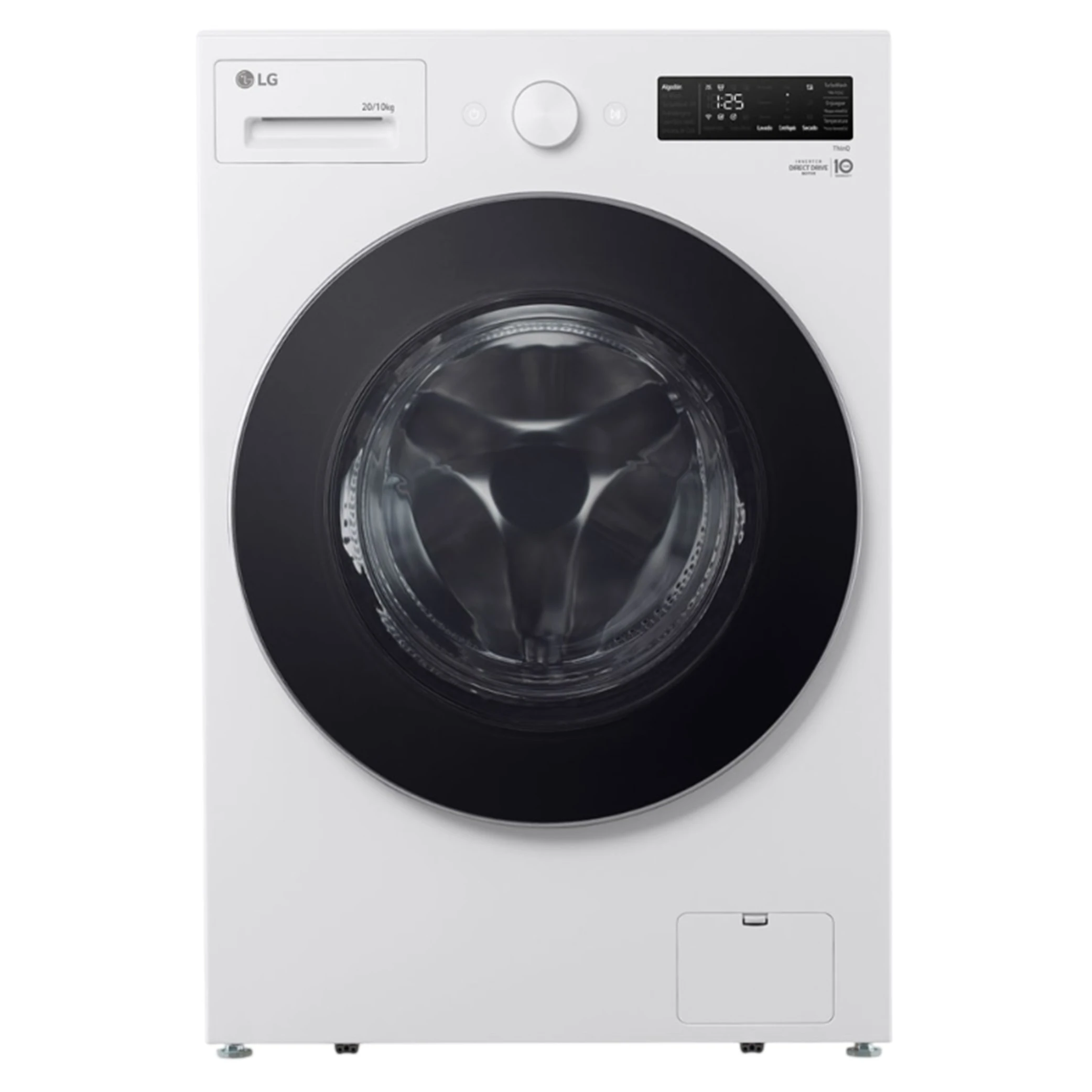 LG Front Load Washing Machine WDN2010RP Washer & Dryer Combo 20/10kg - Direct Drive Motor - Smart Diagnosis - With AI DD - 1400 PRM (8806096072202) - image 3 LG Front Load Washing Machine WDN2010RP Washer & Dryer Combo 20/10kg - Direct Drive Motor - Smart Diagnosis - With AI DD - 1400 PRM (8806096072202) - image 3