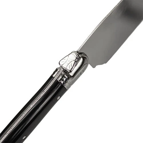 Jean Dubost Cheese Set - Set of 3 Pieces Cleaver + Kinfe + Spreader - Laguiole Lf ABS Black Handle OSB Open Box No Marking -Brut Range - Black (3219333710068) - image 5 Jean Dubost Cheese Set - Set of 3 Pieces Cleaver + Kinfe + Spreader - Laguiole Lf ABS Black Handle OSB Open Box No Marking -Brut Range - Black (3219333710068) - image 5