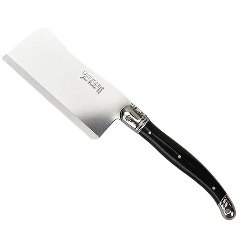 Jean Dubost Cheese Set - Set of 3 Pieces Cleaver + Kinfe + Spreader - Laguiole Lf ABS Black Handle OSB Open Box No Marking -Brut Range - Black (3219333710068) - image 2 Jean Dubost Cheese Set - Set of 3 Pieces Cleaver + Kinfe + Spreader - Laguiole Lf ABS Black Handle OSB Open Box No Marking -Brut Range - Black (3219333710068) - image 2