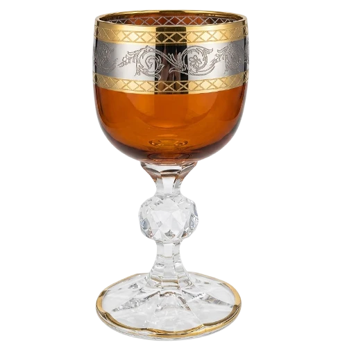 Art Décor Glass Model A4410 - Set of 6 Pieces - Liquore Chic Design 02 O/A Ruby - Red (17117143) - image 1