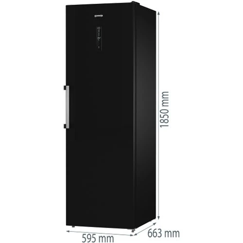 Gorenje Single Door Refrigerator R619EABK6 - 14 ft With AdaptTech and DynamicAir Technology - Black (3838782640612) - image 8