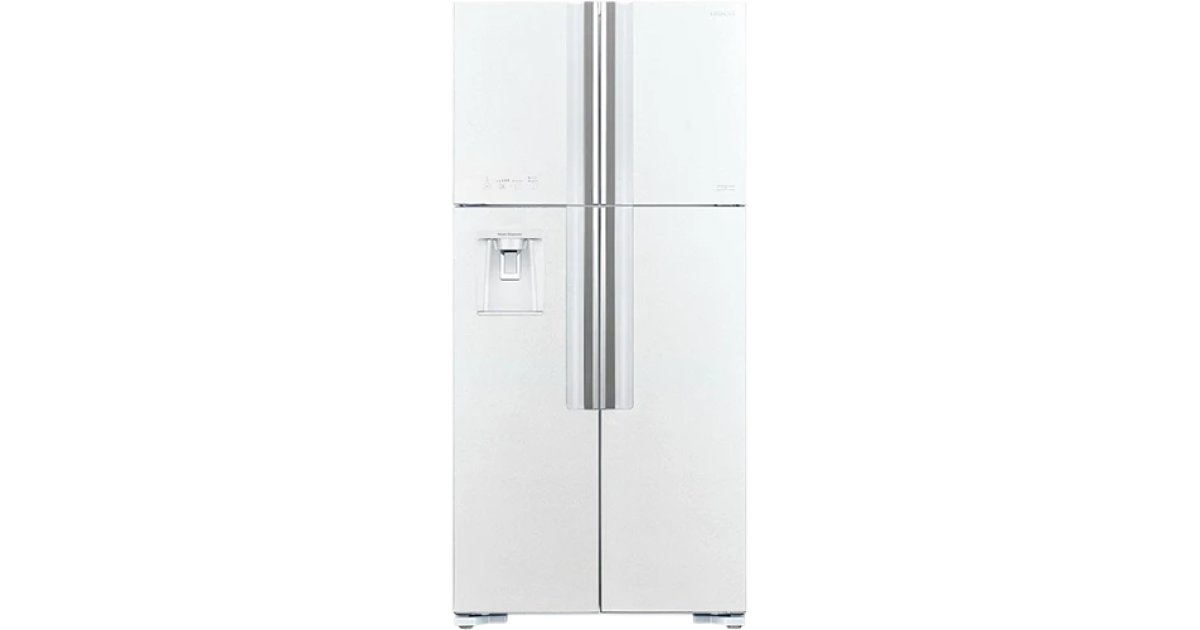 HITACHI BEAK-46GS ホワイト Hitachi Four Door French Door Refrigerator R-W760PUQ7-GPW - 20 ft