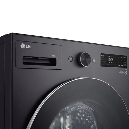 LG Washer-Dryer Combo WDN1508GRP - 15/8 Kg - AI DD™ Inverter Direct Drive Motor - TurboWash 360 - Steam Hygiene Technology - LED Display - Wi-Fi Connectivity - Grey (8806096072318) - image 5 LG Washer-Dryer Combo WDN1508GRP - 15/8 Kg - AI DD™ Inverter Direct Drive Motor - TurboWash 360 - Steam Hygiene Technology - LED Display - Wi-Fi Connectivity - Grey (8806096072318) - image 5