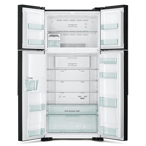 Hitachi Four Door French Door Refrigerator R-W760PUQ7 - 20 ft With Inverter and Dual Fan Cooling - Nano Titanium Filter (8850207518837) - image 5