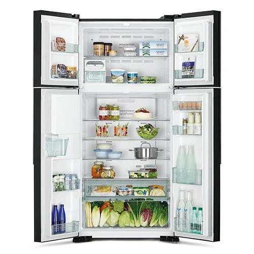 Hitachi Four Door French Door Refrigerator R-W760PUQ7 - 20 ft With Inverter and Dual Fan Cooling - Nano Titanium Filter (8850207518837) - image 6